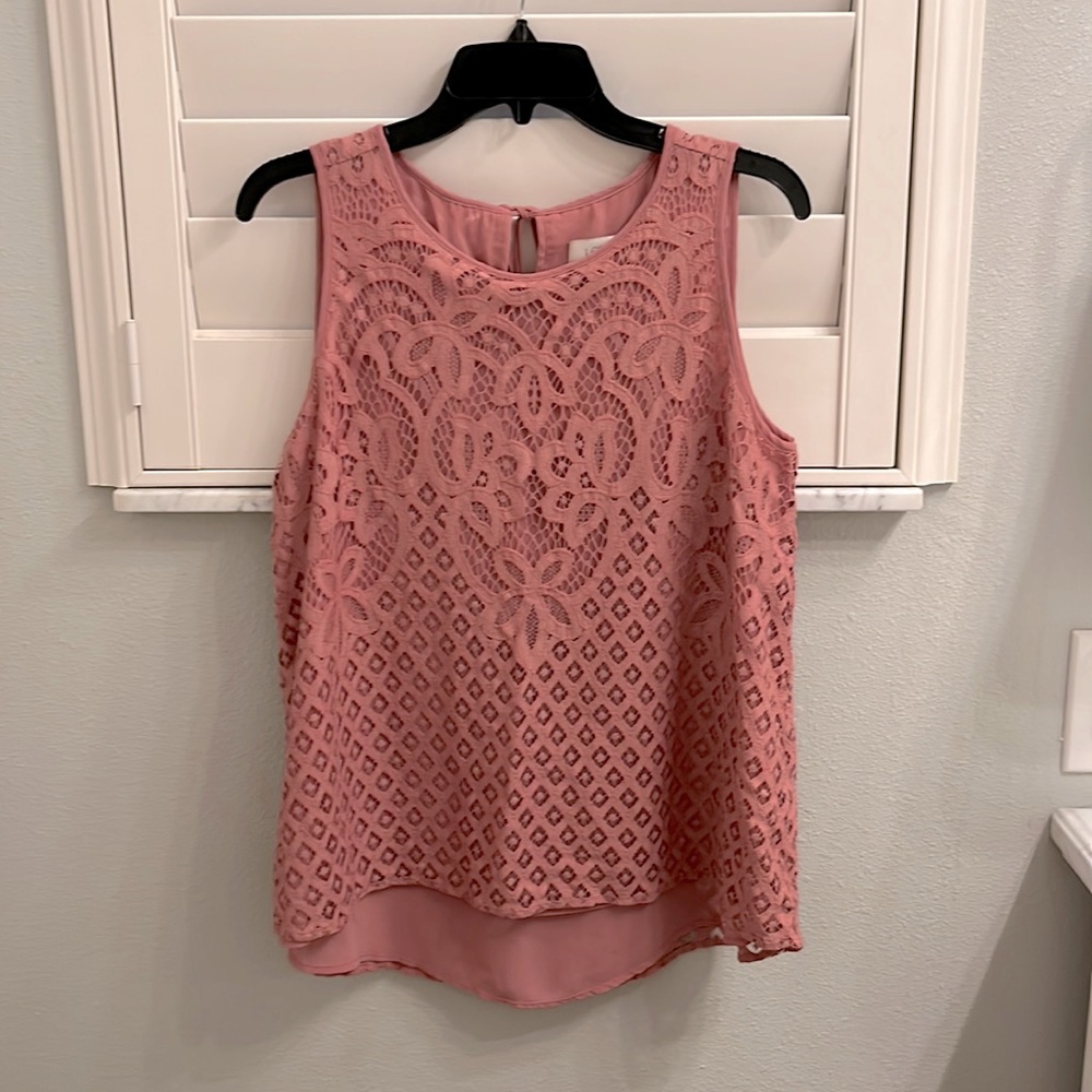 Loft Lace Tank🌺